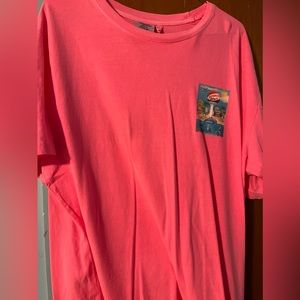 Hot pink Pensacola beach shirt.